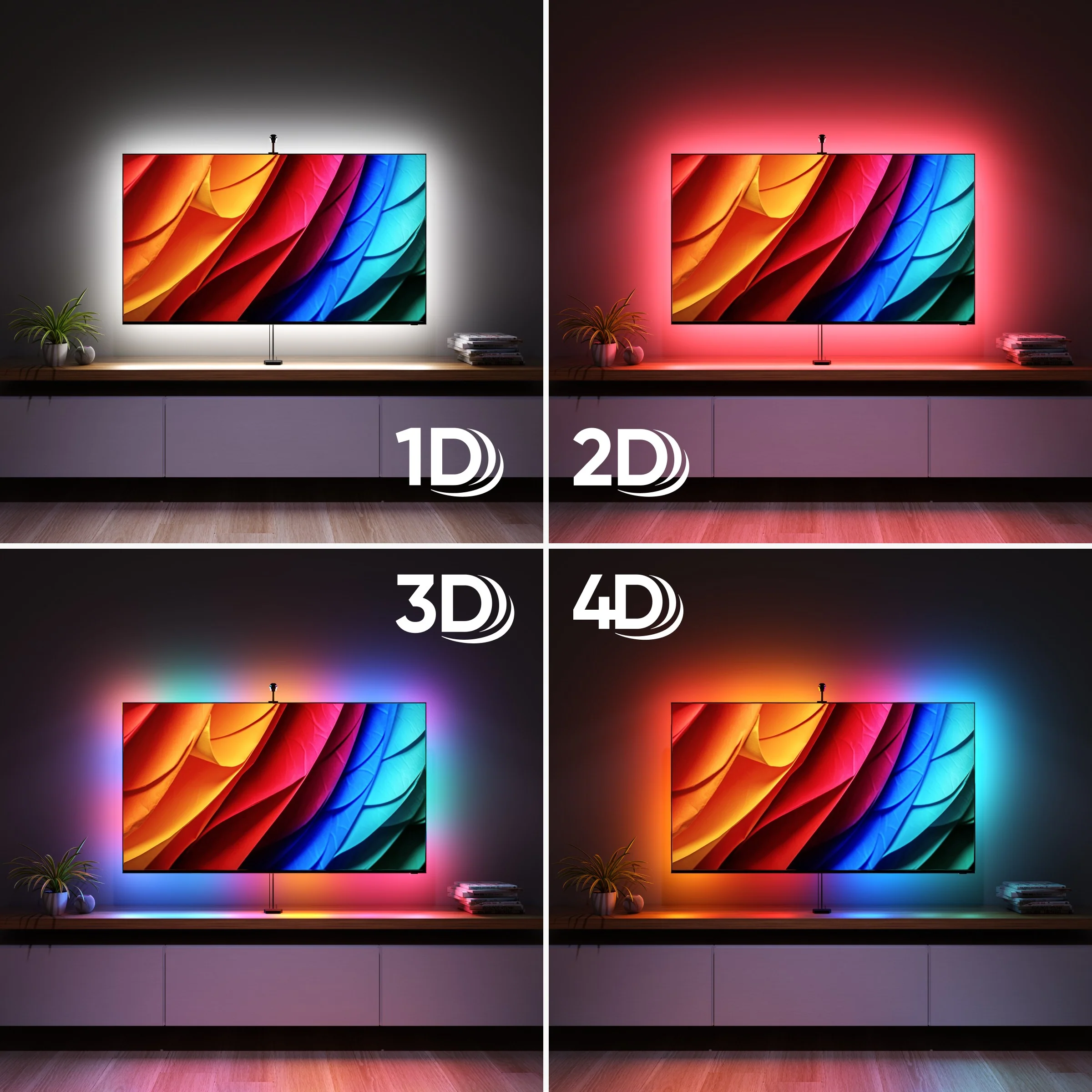 Nanoleaf 4D V2 Screen Mirror + Lightstrip Kit (TVs & Monitors up to 65") - Image 5