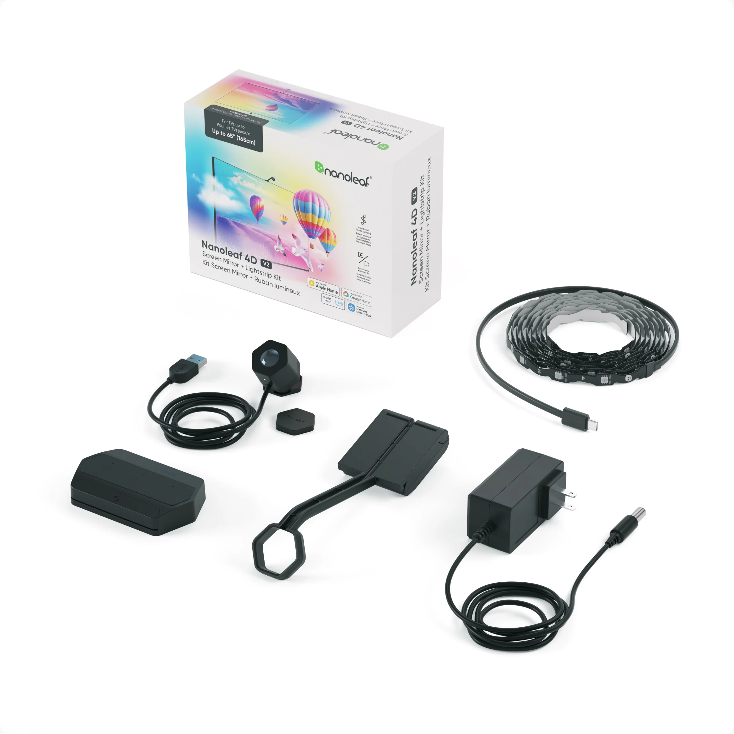 Nanoleaf 4D V2 Screen Mirror + Lightstrip Kit (TVs & Monitors up to 65") - Image 7